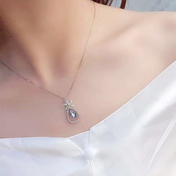 💥 High Quality Fashion Style Bow Necklace for Women, HA4604 - Picture 2 of 4